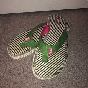 Keds Striped Flip Flops